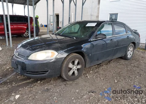 2008 Chevrolet Impala Lt from USA, damaged, VIN 2G1WT58K881345998